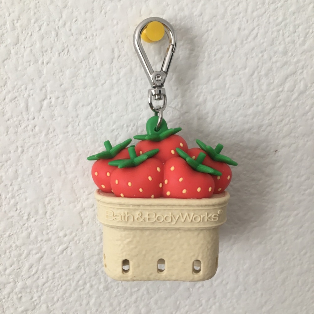 Novelty Strawberry Basket Sanitizer Holder